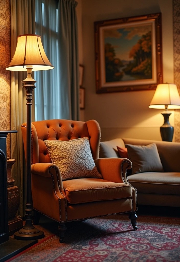 25 Cozy Living Room Ideas That'll Make You Want to Snuggle Up Right Now! - 13. Vintage Finds