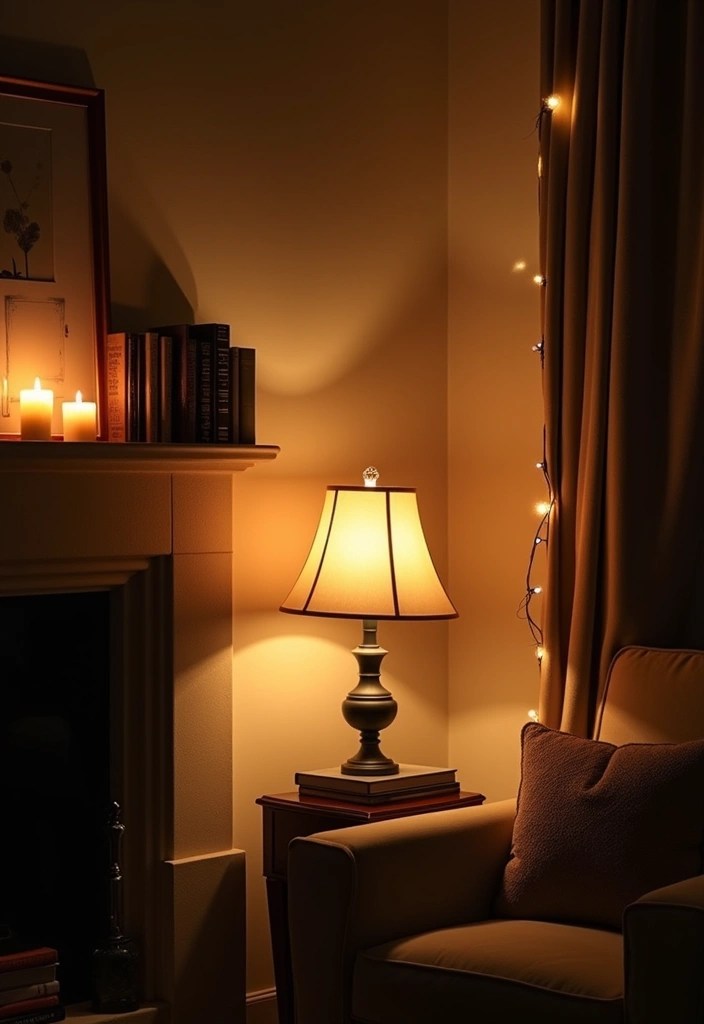 25 Cozy Living Room Ideas That'll Make You Want to Snuggle Up Right Now! - 2. Warm Lighting