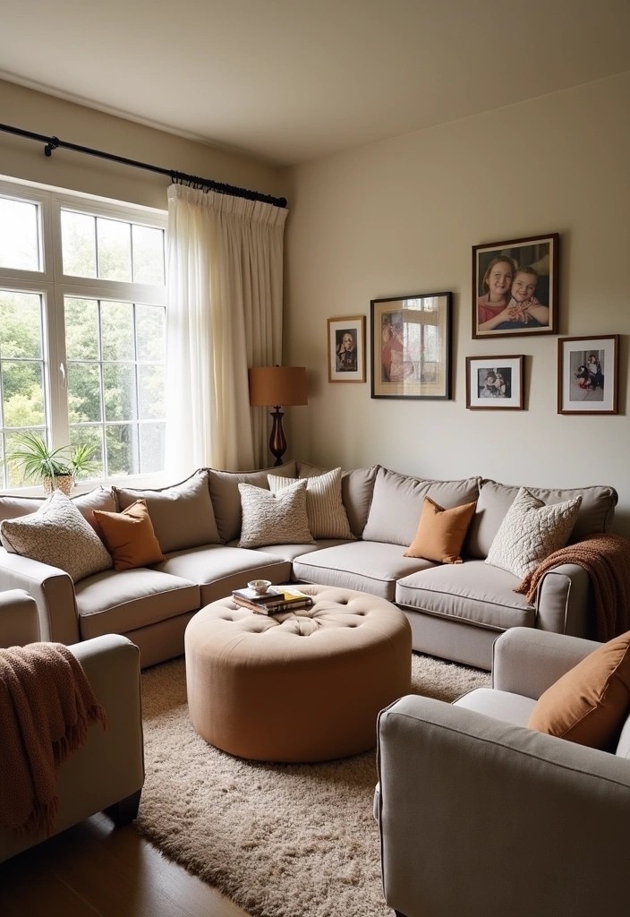 25 Cozy Living Room Ideas That'll Make You Want to Snuggle Up Right Now! - 4. Inviting Furniture Arrangements